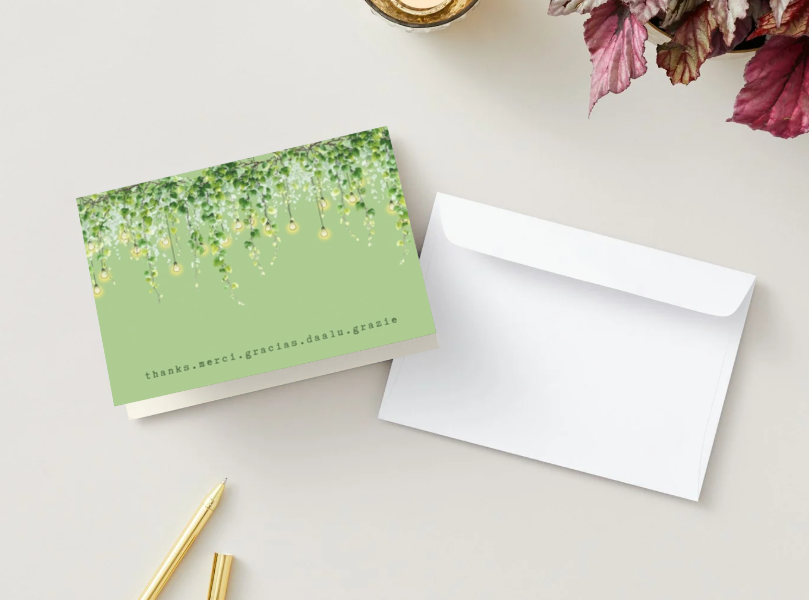 Lights & Vines Greeting Card - Set of 10